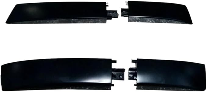 4pcs Roof Rack Rail Front Rear End Cap L&ampR Side Compatible For Suzuki Grand Vitara 7821565J105PK Plastic Black Easy Installation