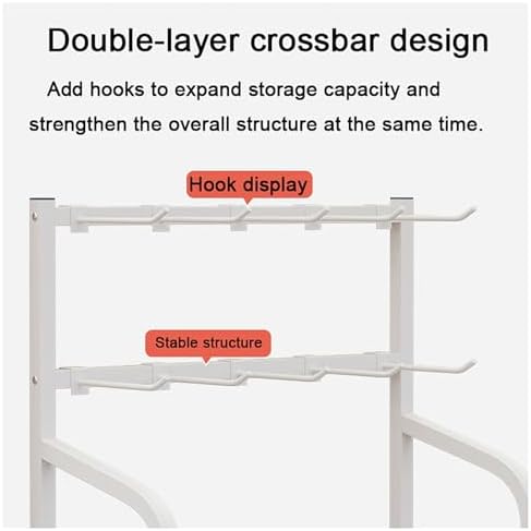 Retail Snack Display Stand Metal Supermarket Shelf Candy Storage Cart Rack Potato Chip Floor Organizer for Pantry Convenience Stores Concession White-4tier-50x27x146cm