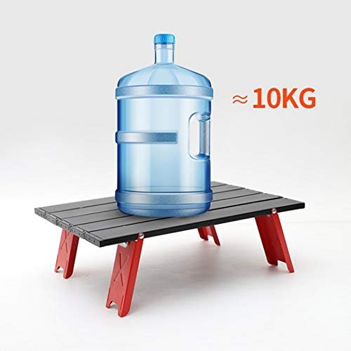 Portable Folding Picnic Table Aluminum Alloy Mini Hiking Travel Tea Table for Wild Camping Fishing Picnics