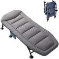 Portable Folding Adult BedAdult Folding Bed Portable Bed for Adults XXL Stable Support Comfortable Headrest High Elastic Sponge Camping Cot for Home Outdoor Travel(200 * 70CM)