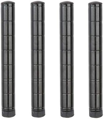 34''H Black Epoxy Wire Shelving Posts | Pack of 4 Posts | NSF Commercial Heavy Duty |