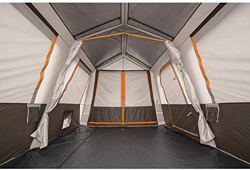 Bushnell Instant Tent | 6 Person / 9 Person / 12 Person Shield Series Instant Tents Cabin Design Perfect for 3 Season Family Camping Hunting and Fishing with Fast Setup | Instant Tents Cabin Design
