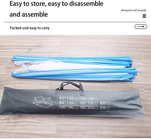 Folding Camping Cot for Adults Heavy Duty Outdoor Bed with Carry Bag Layer Travel Camp Cots Portable Cot Extra WideFolding Mosquito Net Bed Netting Summer Indoor Outdoor Portable Travel Bed