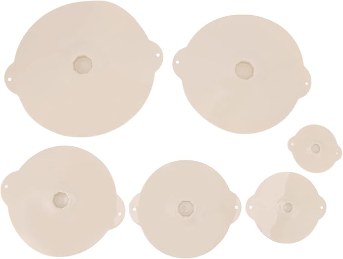 Leak Proof Sealing Heat Resistant Food Grade Silicone Suction Lid for Storage Beige