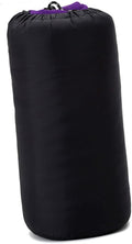 POPETPOP Fleece Sleeping Bag for Adults Portable Camping Sleeping Bag 1-Piece for Outdoor Activities and Napping