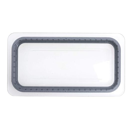 Cambro 30CWGL135 Clear Camwear 1/3 Size Food Pan GripLid