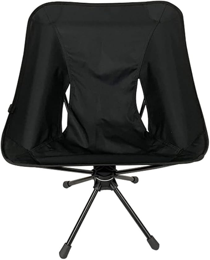 Portable Camping Chair Collapsible Backpacking Chair Beach Chair with Carry Bag for Outdoor Hiking Fishing Picnic (Black)