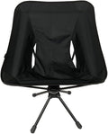 Portable Camping Chair Collapsible Backpacking Chair Beach Chair with Carry Bag for Outdoor Hiking Fishing Picnic (Black)