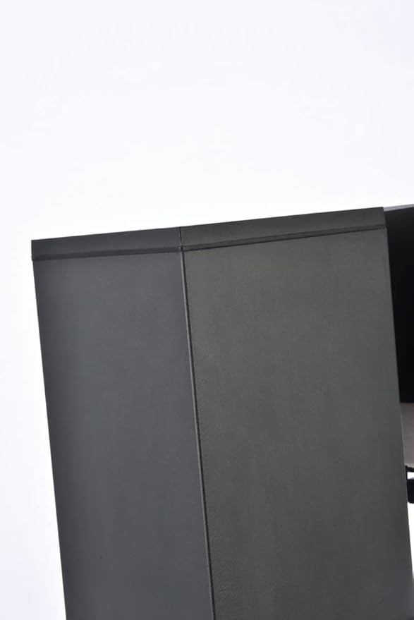 Raine 1-Light Modern Aluminum Outdoor Wall Light in Black