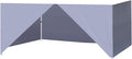 Eurmax USA Full Zippered Walls for 8x12 Easy Pop Up Canopy Tent4 Walls ONLY(Grey)