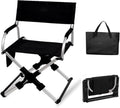 Lightweight Foldable Directors Chair with Carry Bag - Compact Armchair for Outdoor Camping Sports Tailgating Beach Fishing &amp Travel - Portable Seating Solution
