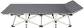 Folding Cot Lounge Chair with Removable Cushion Portable Heavy Duty Adjustable Pillow Reclining Compact Design for Outdoor Beach Camping Patio Garden