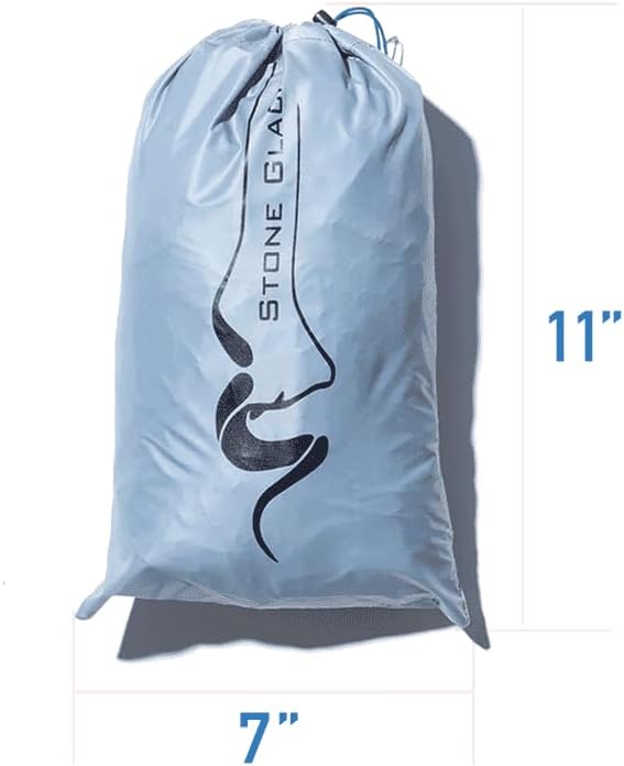 Stone Glacier Skyscraper 2 P Flat Footprint 30 D SIL PU Coated Nylon Blue Protects Tent Floor Stuff Sack Included (70014-BL-2P)