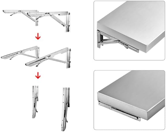 Fit for Uimoso 6 Foot Shelf for Concession Window 70.9x11.4x1.8 Inch 201 Stainless Steel