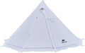 Tipi Hot Tent with Fire Retardant Stove Jack for Flue Pipes 5~8 Person Teepee Tents for Family Team Outdoor Backpacking Camping Hiking
