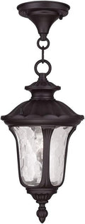 Livex Lighting 7849-07 Oxford 1-Light Outdoor Hanging Lantern Bronze