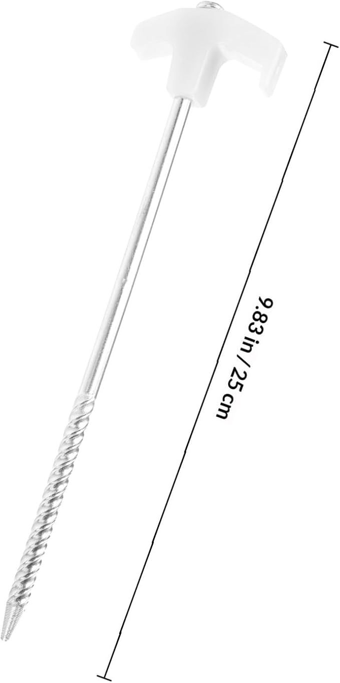 UPKOCH 8pcs Glow-in-The-Dark Aluminum Tent Stakes Heavy Duty Camping Stakes with Windproof Ropes for Outdoor Tents and Tarps