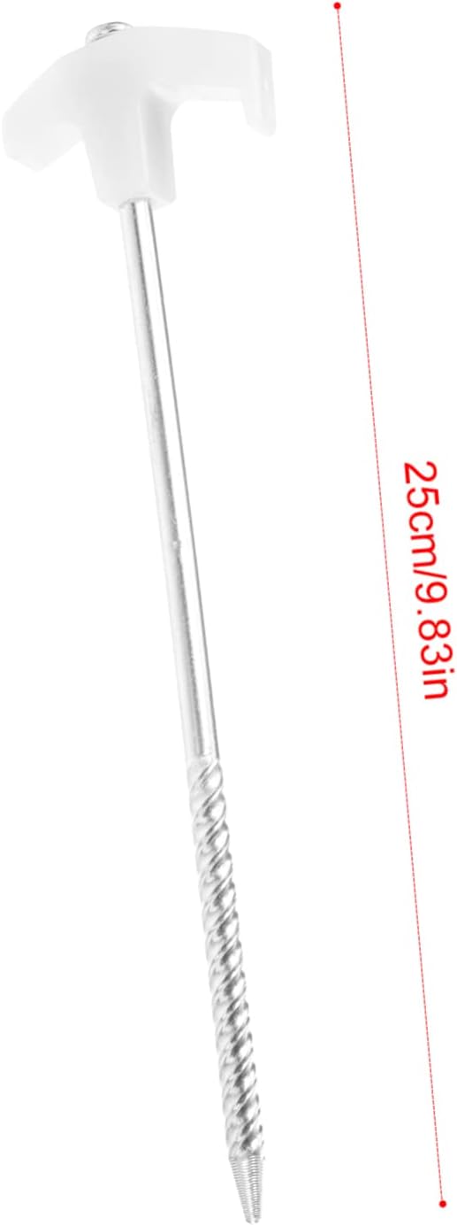 8Pcs Heavy Duty Tent Stakes Strong Ground Stakes for Camping Durable Construction for Tents Tarps Performance for Various Terrains
