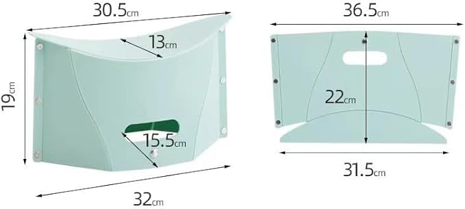 4 Pack Lightweight Folding Collapsible Portable Stool - Camping Hiking Stool Pocket Chair Hiking Accessories for Outdoor Backpacking Travel Picnic BBQ(Small)