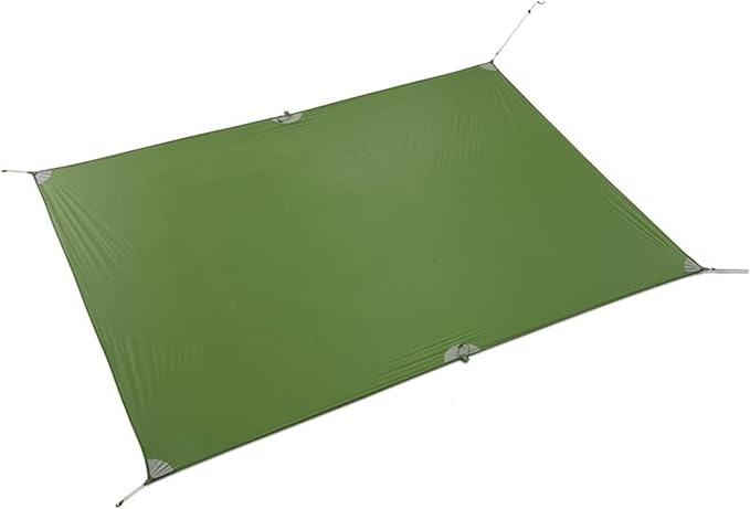 Compatible for Tarp Lightweight Sun Shelter Camping Mat Tent Footprint 15D Nylon Silicone(Gray 210x150CM)