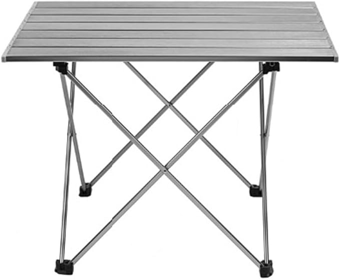 Portable Table Folding Camping Table Desk Foldable Hiking Traveling Outdoor Garden Picnic Table Al Alloy -Light Hopeful