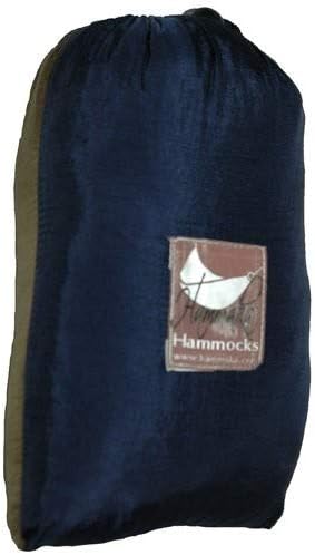 Hammaka Parachute Nylon Portable Double Hammock Army Green / Brown