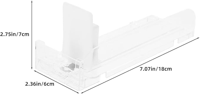 10PCS Supermarket Shelf Pusher: Spring-Loaded Store Display Shelves - Fridge Drinks Automatic Pusher Glide - Beverage Soda Can Organizer Dispenser 18cm/7''