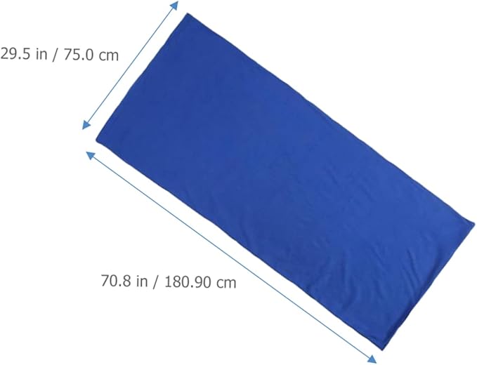 1pc Fleece Sleeping Bag for Outdoor Comfortable Picnic Blanket Washable Camping Mat Reusable Lawn Mat