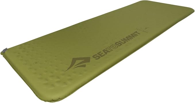 Sea to Summit Camp Self-Inflating Foam Sleeping Mat for Camping and Backpacking Rectangular - Regular (72 x 25 x 1.5 inches)