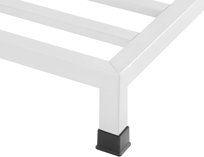 2 Pack Stainless Steel Dunnage Rack 23.6Lx15.7Wx3.9H Heavy-Duty Food Service Storage Racks 550lbs Capacity Each Commercial Floor Racks for Kitchen Garage Restaurant Utility Room