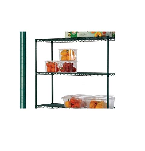 Commercial Epoxy Green Coated Wire Shelf Shelving Posts 86 - 4 Posts