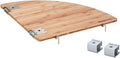 Snow Peak IGT Bamboo L Corner CK-117TR Designed in Japan Laminated Bamboo Iron Grill Table System Lifetime Product Guarantee