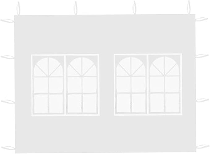 Tent Sidewall Camping Tarp 300x195cm Folding Canopy Tent Tarp with Window for Backyard Event Outdoor Outdoor Supply