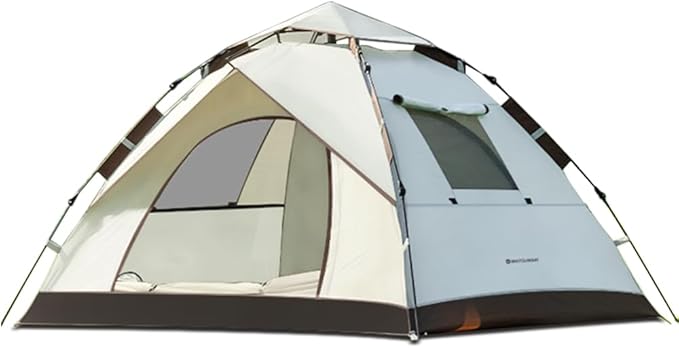 Camping Tent with Instant Setup Waterproof Tent 1-2 Person Easy Quick Setup Dome Family Tents for Camping