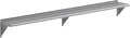 NSF Certified 18 Gauge Heavy Duty Stainless Steel Wall Shelf with Brackets for Kitchens Utility Rooms Storage Offices &amp Home (96x12)