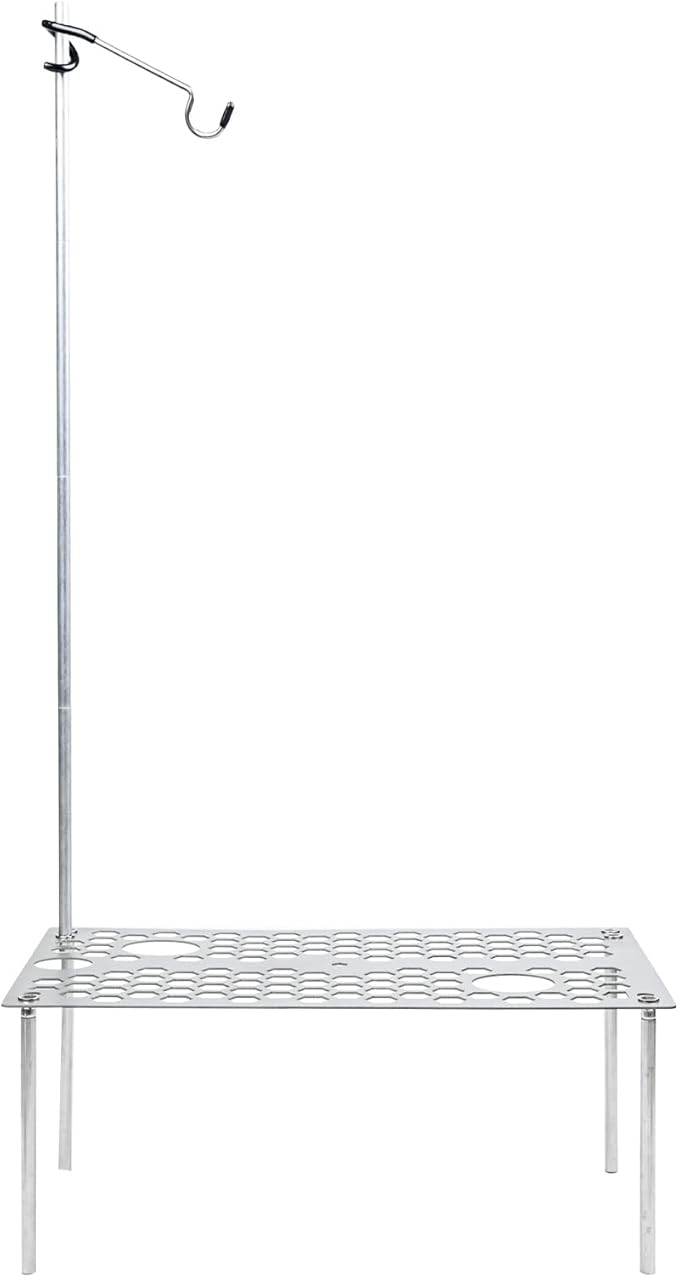 BT200 Ultralight Camping Table Titanium 2-in-1 Folding Design Lightweight and Portable Ultralight Backpacking Table for Solo Camping