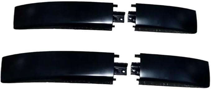 4pcs Roof Rack Rail Front Rear End Cap L&ampR Side Compatible For Suzuki Grand Vitara 7821565J105PK Plastic Black Easy Installation