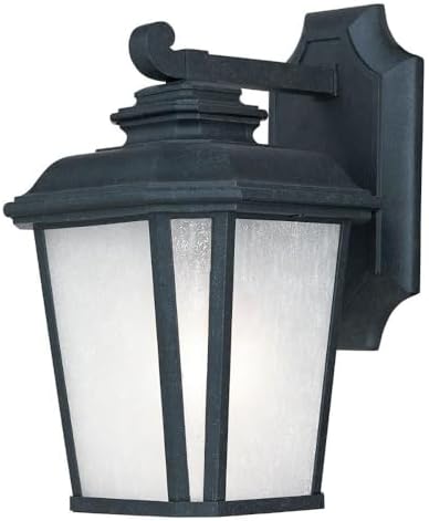 Maxim Radcliffe-One Light Small Outdoor Wall Mount in Early American Style-7 Inches Wide by 11.25 inches high