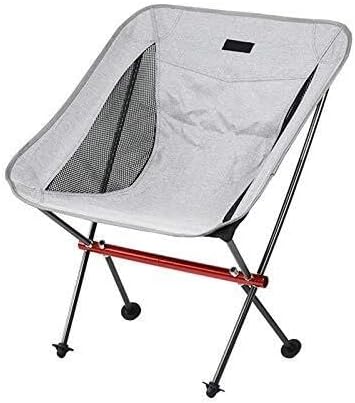 Ultralight Compact Portable Folding Chair Collapsible Camping Chair with Backrest Aluminum Alloy Frame for Fishing Picnic Hiking and Outdoor Activities