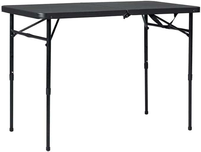 Portable Outdoor Folding Table for Camping Hiking Picnic Fishing – Lightweight Waterproof Scratch-Resistant Easy to Store 80lbs Capacity Includes Carrying Handle