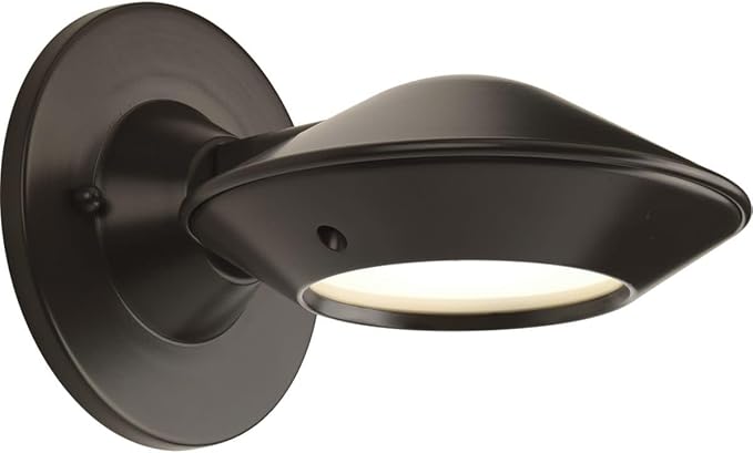 Progress Lighting P560090-020-30K Strata LED Outdoor Bronze 5.50x8.06x6.56