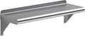 AmGood 8 in. x 24 in. Stainless Steel Wall Shelf | NSF | Metal Shelving | Garage Laundry Storage Utility Room | Restaurant Commercial Kitchen