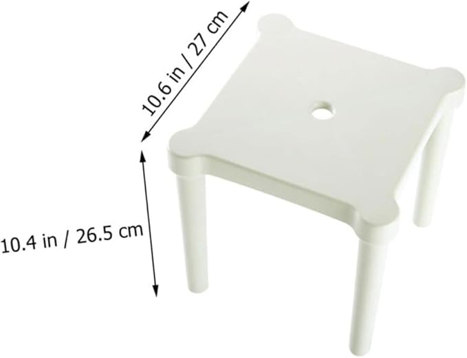 Frosted Plastic Stool for Boys and Girls Easy to Assemble Boy Girl's Chair Plastic Stool Non-Slip Home Outdoor