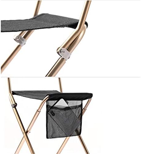 JSEIAJB Light Outdoor Fishing Chair Made of Strong Aluminum Alloy Folding Trumpet Camping Hiking Stool