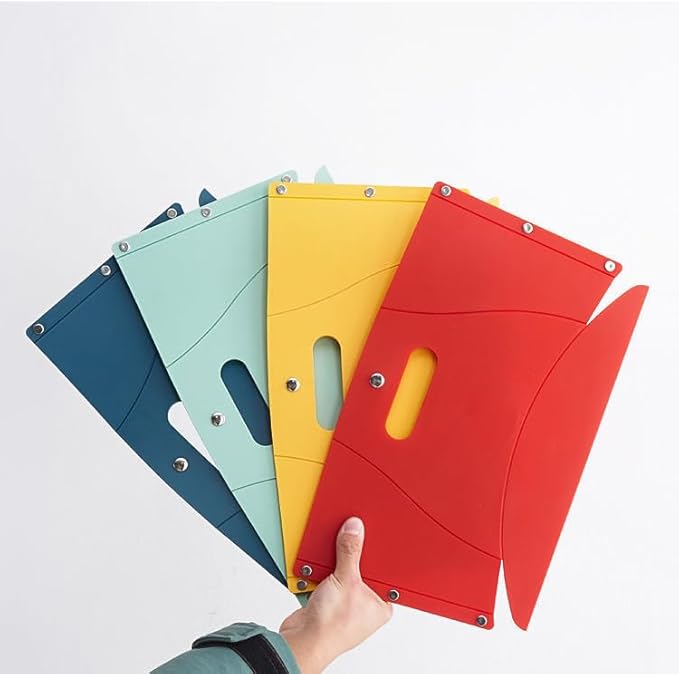 4 Pack Lightweight Folding Collapsible Portable Stool - Camping Hiking Stool Pocket Chair Hiking Accessories for Outdoor Backpacking Travel Picnic BBQ(Small)