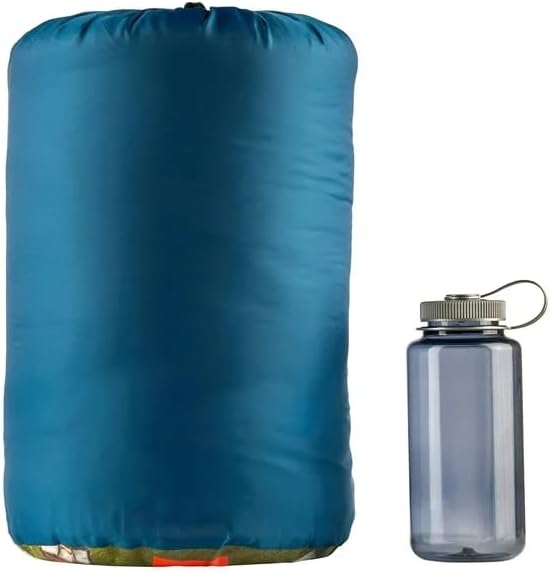 TNLOJI 35-Degree Cool Weather Rectangular Sleeping Bag for Adults &amp Kids Lightweight &amp Portable 33.1 x 77.1 Inches Comfortable for Camping Hiking Travel - Blue