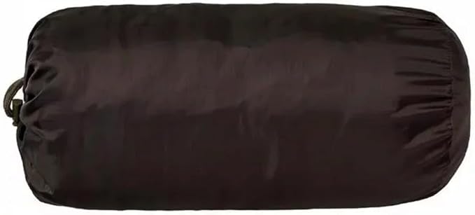 Mil-Tec Ripstop Poncho Liner - Lightweight Portable Durable Polyester Versatile Poncho Liner - Can be Used as Comforter Blanket Ground Mat Sleeping Bag - Carry Bag Included - Black