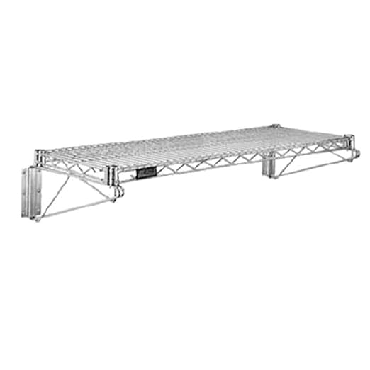 Commercial Chrome Wire Shelving Wall Shelf 18 x 48 - NSF