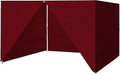 Eurmax USA Full Zippered Walls for 10x10 Easy Pop Up Canopy Tent4 Walls ONLY(Dark Red)