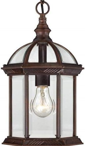 Nuvo Lighting 60/4978 Traditional One Light Hanging Lantern from Boxwood collection in Bronze/Dark finish